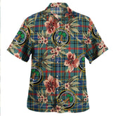 Bisset Modern Tartan Clan Crest Badge Aloha Hawaiian Shirt Tropical Old Style LT37 Bisset Modern Tartan Tartan Today